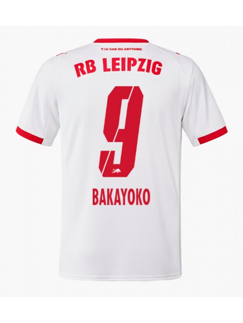 RB Leipzig Johan Bakayoko #9 Replika Hemmakläder 2025-26 Kortärmad RB Leipzig Johan Bakayoko #9 Replika Hemmakläder 2025-26 Kortärmad